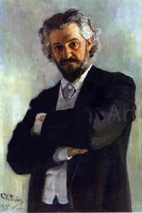  Ilia Efimovich Repin Portrait of the Cello-Player Alexander Verzhbilovich - Art Print