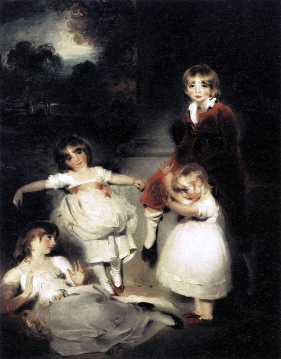  Sir Thomas Lawrence Portrait of the Children of John Angerstein - Art Print