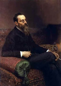  Ilya Repin Portrait of the Composer Nikolay Rymsky-Korsakov - Art Print