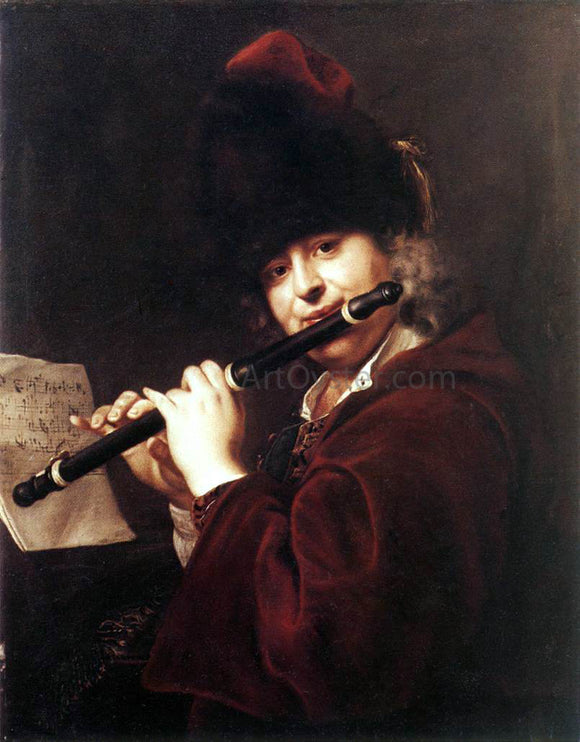  Jan Kupecky Portrait of the Court Musician Josef Lemberger - Art Print