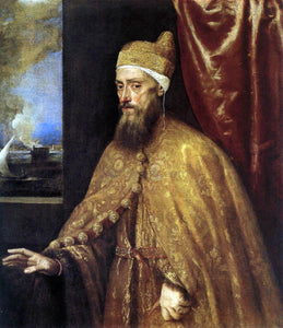  Titian Portrait of the Doge Francesco Venier - Art Print