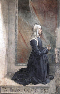  Domenico Ghirlandaio Portrait of the Donor Nera Corsi Sassetti - Art Print