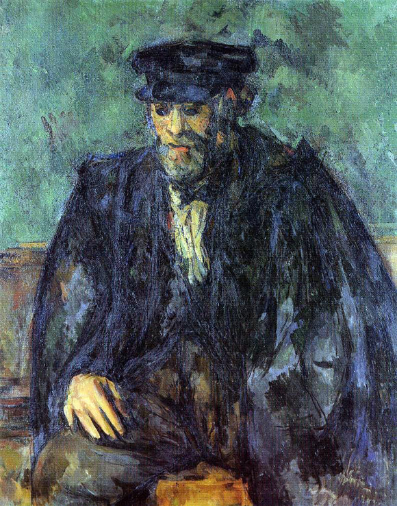  Paul Cezanne Portrait of the Gardener Vallier - Art Print