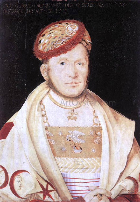 Hans Suss Von Kulmbach  Portrait of the Margrave Casimir of Brandenburg - Art Print