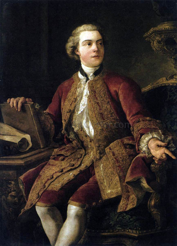 Jean-Francois De Troy Portrait of the Marquis of Marigny - Art Print