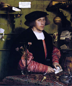  The Younger Hans Holbein Portrait of the Merchant Georg Gisze - Art Print
