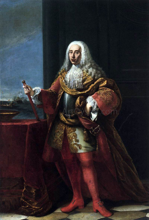  Fortunato Pasquetti Portrait of the Nobleman Gerolamo Maria Balbi - Art Print
