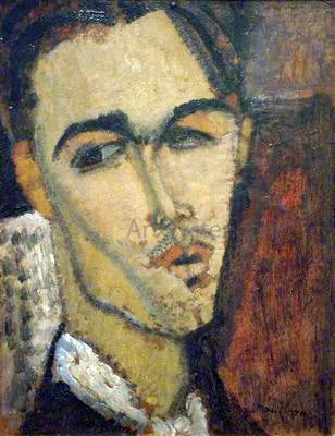  Amedeo Modigliani Portrait of the Painter Celso Lagar - Art Print