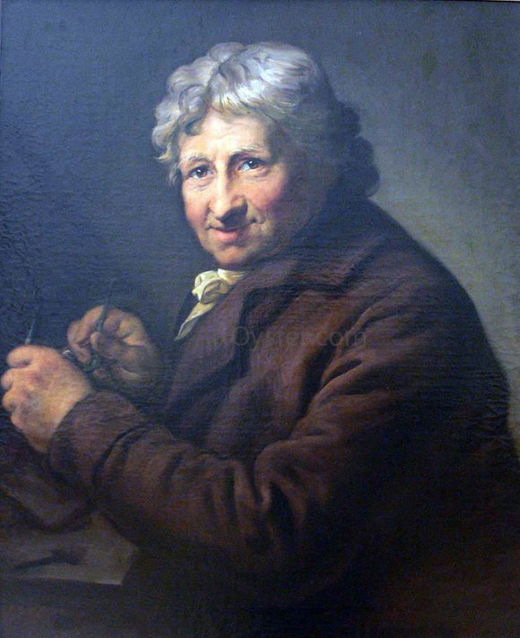  Anton Graff Portrait of the Painter Daniel Nikolaus Chodowiecki - Art Print