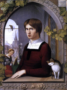  Johann Friedrich Overbeck Portrait of the Painter Franz Pforr - Art Print