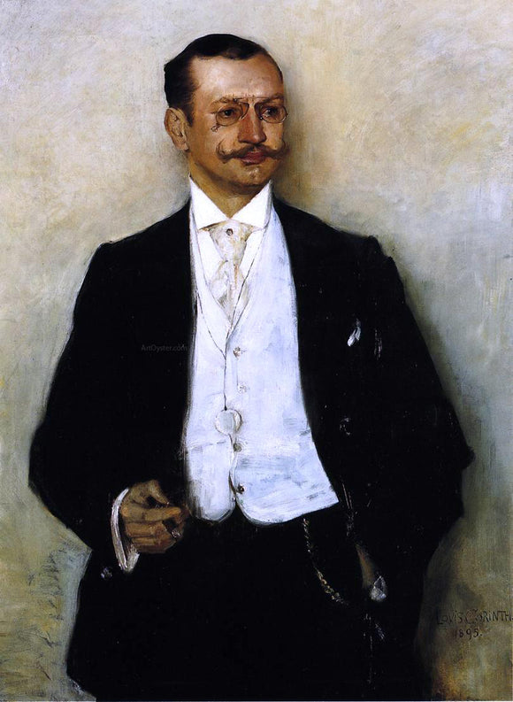  Lovis Corinth Portrait of the Painter Karl Strathmann - Art Print