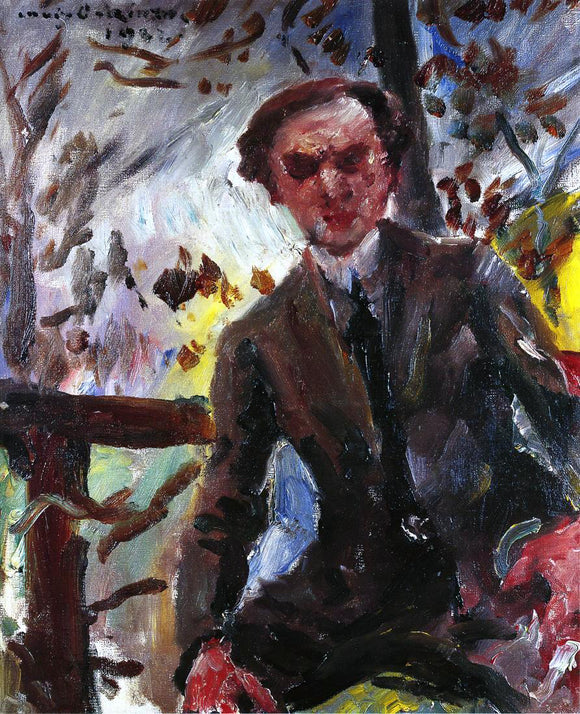  Lovis Corinth Portrait of the Painter Leo Michelson - Art Print