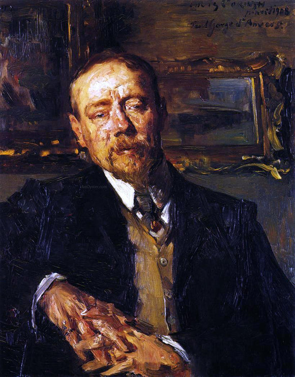  Lovis Corinth Portrait of the Painter Paul Eugene Gorge - Art Print