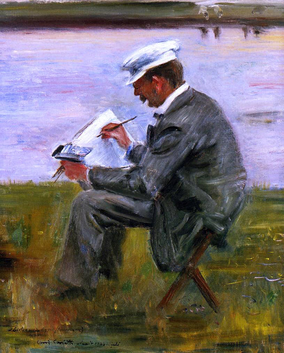  Lovis Corinth Portrait of the Painter Walter Leistikow - Art Print