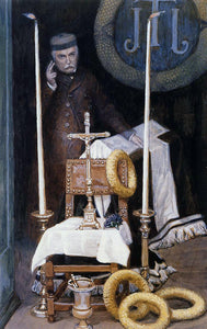  James Tissot Portrait of the Pilgrim - Art Print