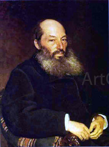  Ilia Efimovich Repin Portrait of the Poet Afanasy Fet - Art Print