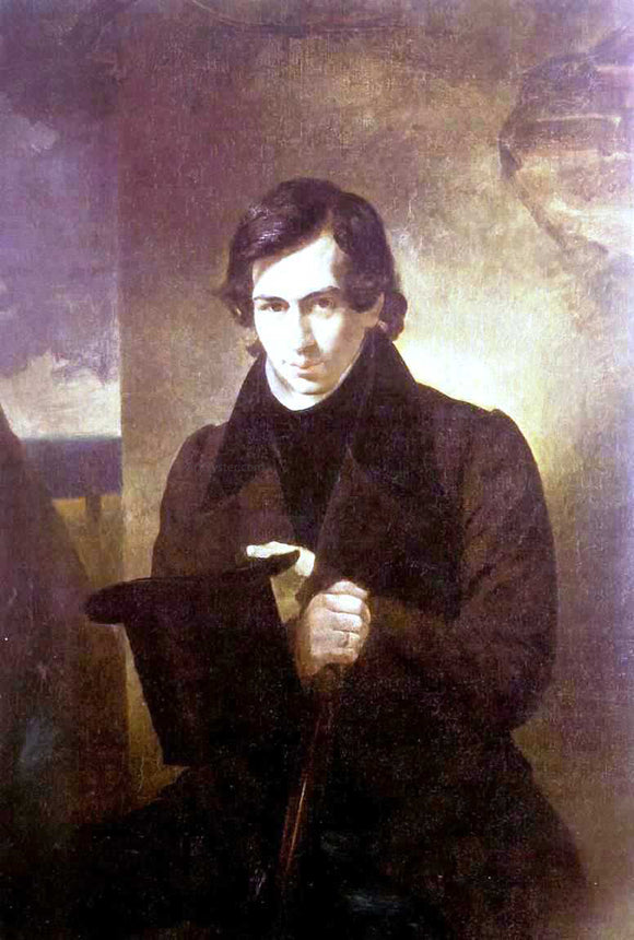  Karl Pavlovich Brulloff Portrait of the Poet and Playwrigh Nestor Kukolnic - Art Print