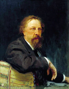  Ilia Efimovich Repin Portrait of the Writer Aleksey Konstantinovich Tolstoy - Art Print