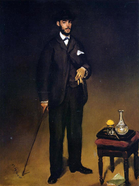  Edouard Manet Portrait of Theodore Duret - Art Print
