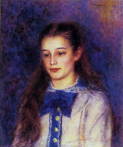  Pierre Auguste Renoir Portrait of Therese Berard - Art Print