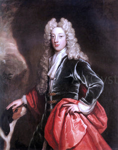  John Baptist De Medina Portrait of Thomas Boothby (1681-1752) - Art Print