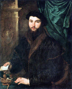  Paris Bordone Portrait of Thomas Stachel - Art Print