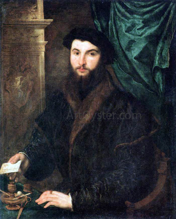  Paris Bordone Portrait of Thomas Stachel - Art Print