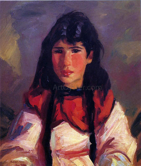  Robert Henri Portrait of Tillie - Art Print