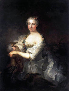  Robert Tournieres Portrait of Unknown Woman as Hebe - Art Print