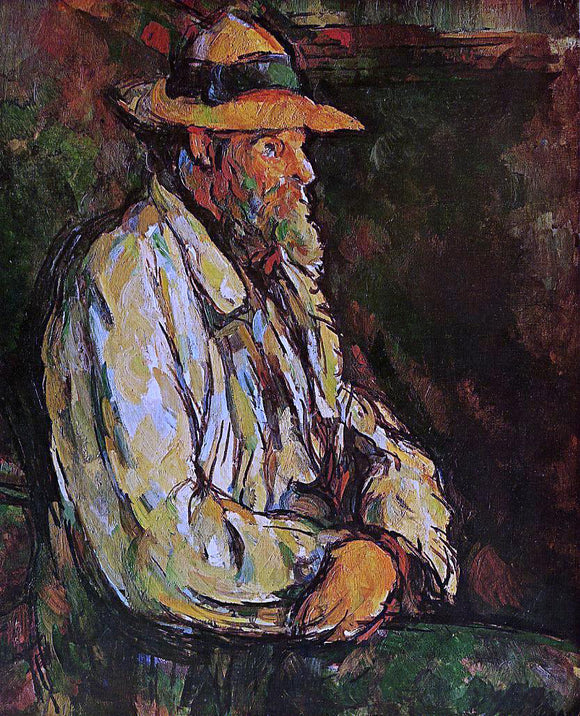  Paul Cezanne Portrait of Vallier - Art Print