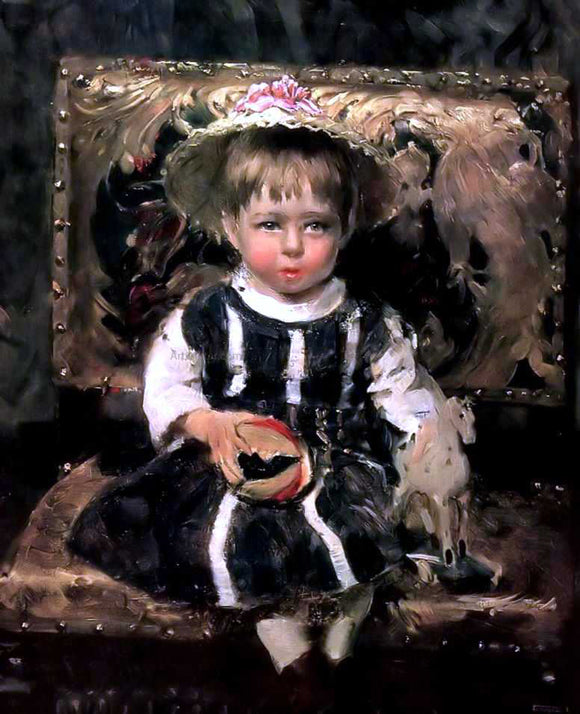  Ilia Efimovich Repin Portrait of Vera Repina - Art Print
