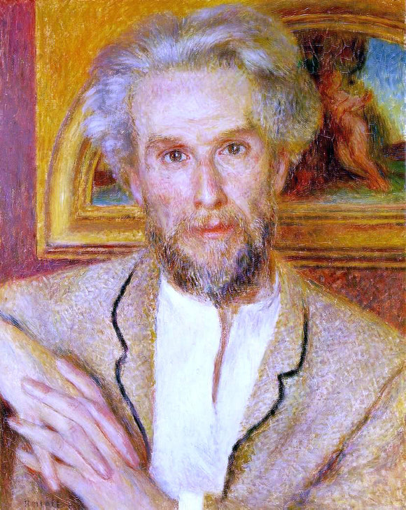  Pierre Auguste Renoir Portrait of Victor Chocquet - Art Print
