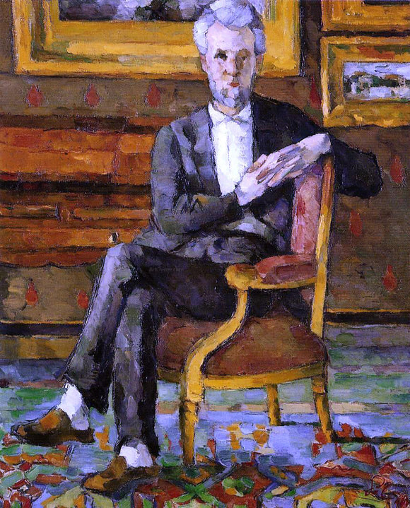  Paul Cezanne Portrait of Victor Chocquet, Seated - Art Print