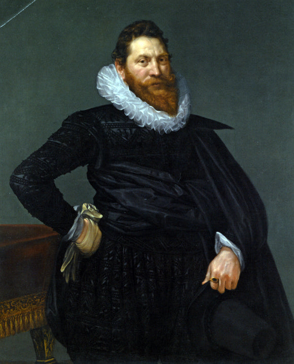  Cornelis Van der Voort Portrait of Volckert Overlander Lord of Purmerland and Ilpendam - Art Print