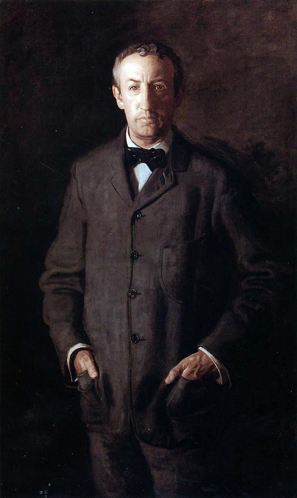  Thomas Eakins Portrait of William B. Kurtz - Art Print