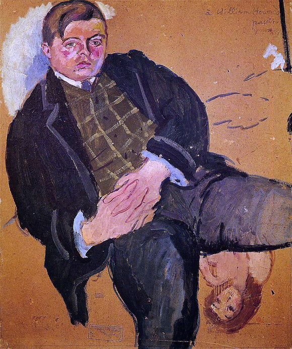  Jules Pascin Portrait of William Howard - Art Print