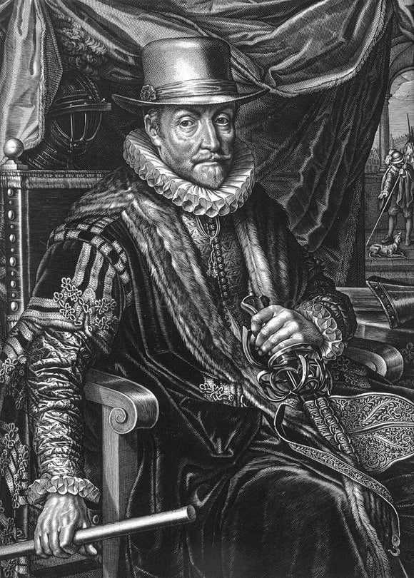  Willem Jacobsz Delff Portrait of William the Silent (detail) - Art Print