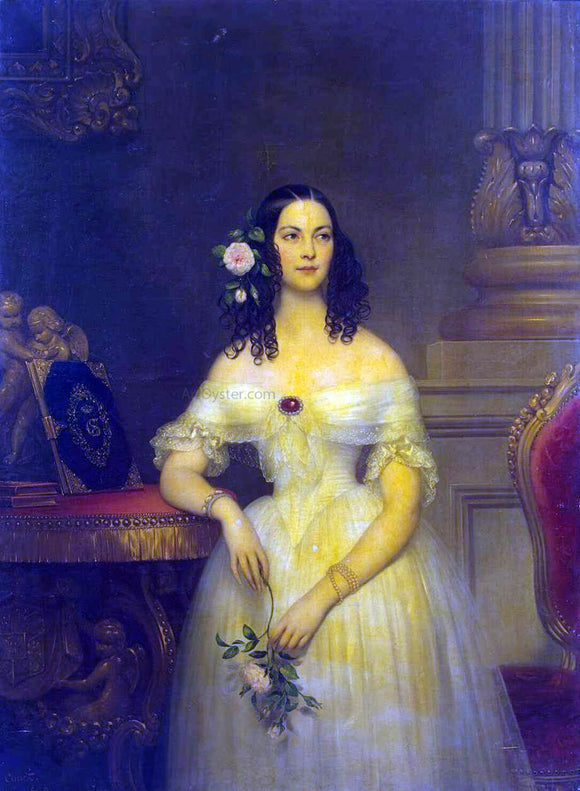  Joseph-Desire Court Portrait of Yekaterina Scherbatova - Art Print