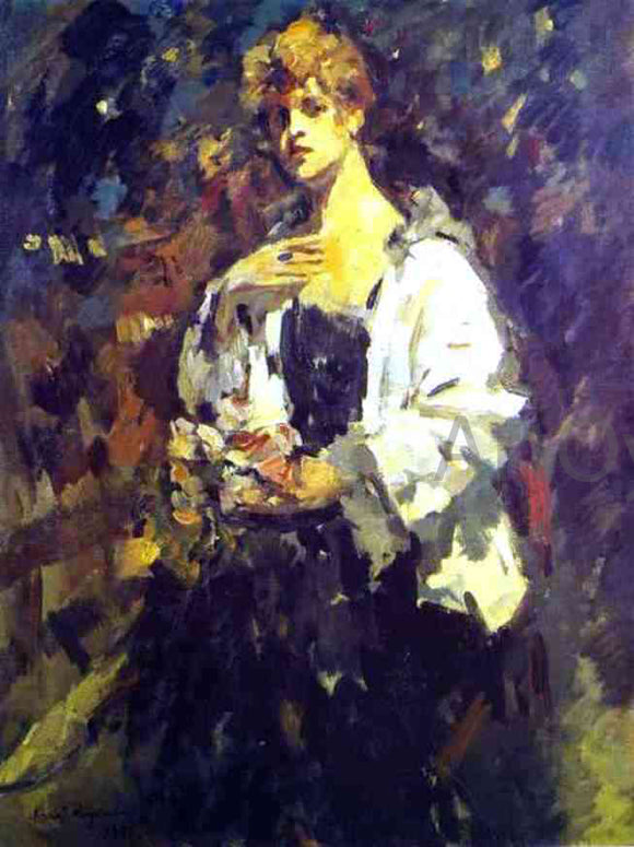  Constantin Alexeevich Korovin Portrait of Z. Pertseva - Art Print
