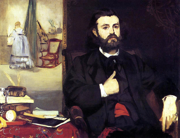  Edouard Manet Portrait of Zacharie Astruc - Art Print