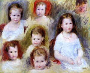  Pierre Auguste Renoir Portraits of Marie-Sophie Chocquet - Art Print