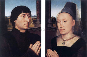  Hans Memling Portraits of Willem Moreel and His Wife - Art Print