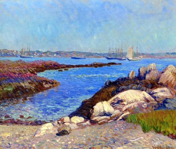  William James Glackens Portsmouth Harbor, New Hampshire - Art Print