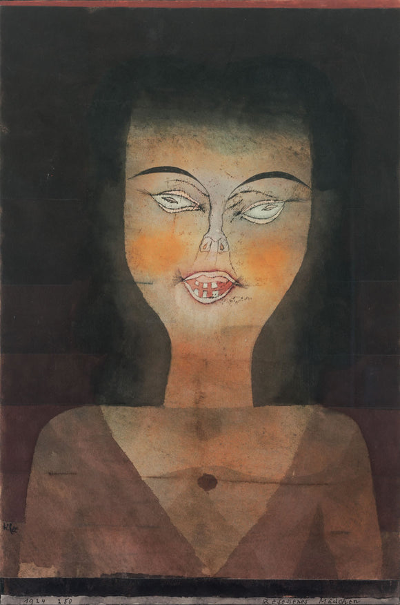  Paul Klee Possessed Girl - Art Print