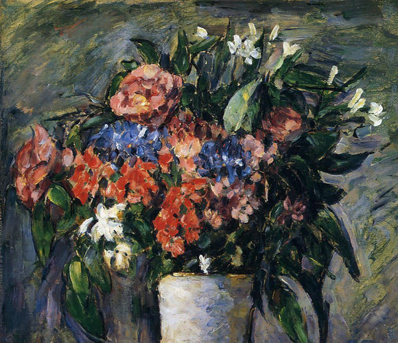  Paul Cezanne Pot of Flowers - Art Print