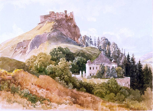  Thomas Ender Povazsky Hrad and the Renaissance Mansion - Art Print