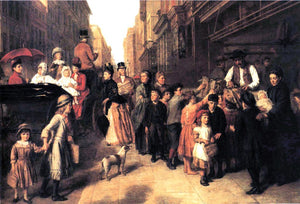  William Powell Frith Poverty and Wealth - Art Print