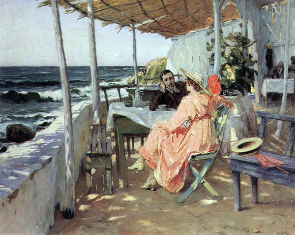  Jose Malhoa Praia das Macas - Art Print
