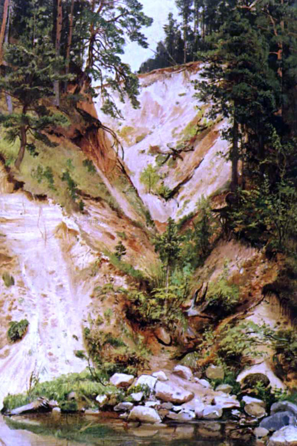  Ivan Ivanovich Shishkin Precipice - Art Print