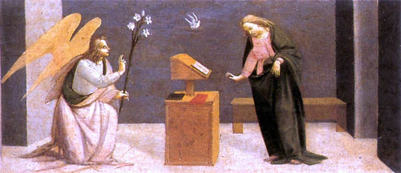  Bartolomeo Di Giovanni Predella: Annunciation - Art Print